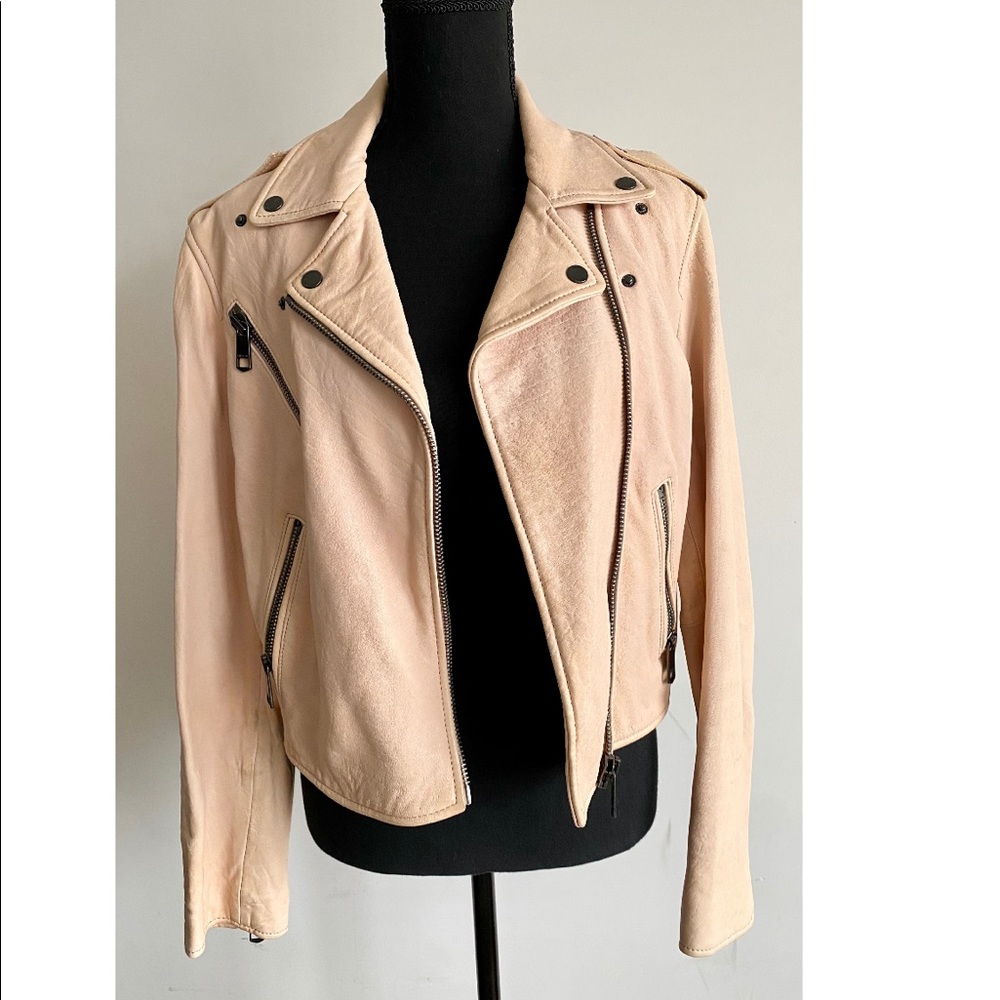 Tommy Hilfiger Genuine Leather Moto Jacket